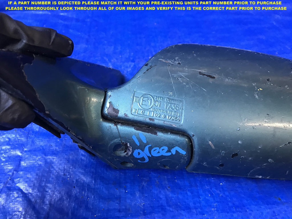 OEM 1990 1991 1992 1993 HONDA ACCORD DRIVER LEFT SIDE VIEW MIRROR               4