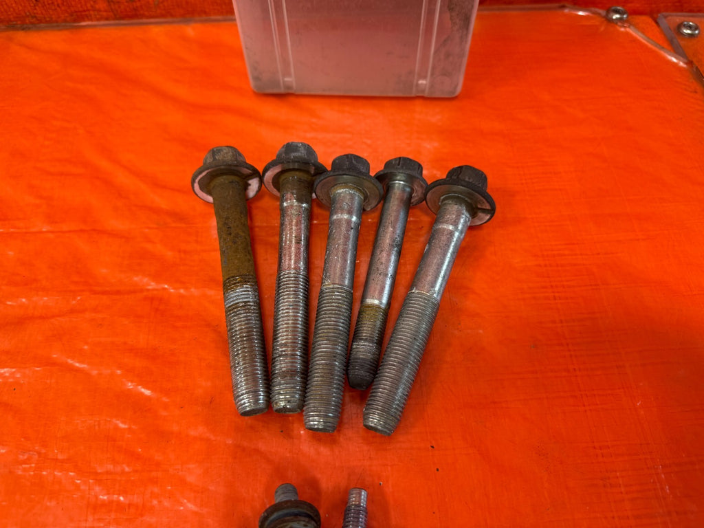 09 14 ACURA TSX   REAR SUBFRAME CROSSMEMBER CARRIER BOLTS   OEM FACTORY #3212