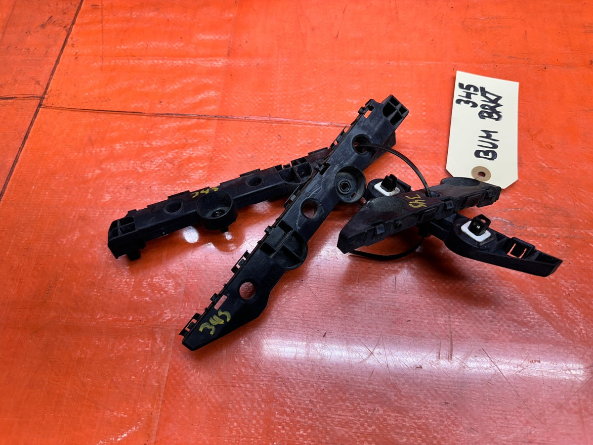 14-15 INFINITI Q50 3.7L AWD REAR BUMPER COVER RETAINER SUPPORT BRACKETS SET #3455
