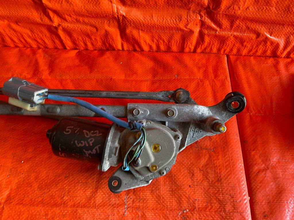 94   01 ACURA INTEGRA 2 & 4 DOOR FRONT WINDSHIELD WIPER MOTOR WITH LINKAGE #574