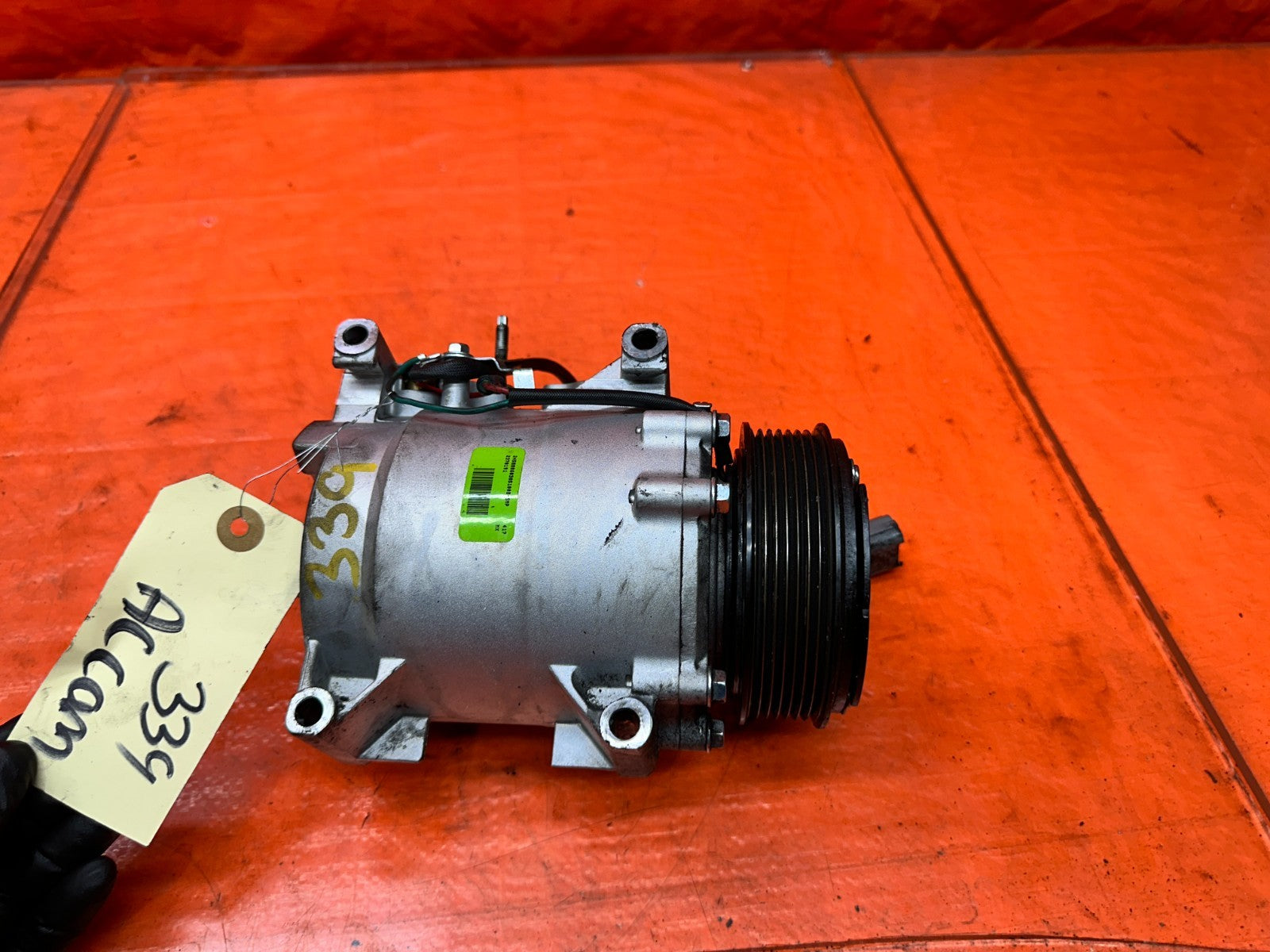 04-05 ACURA TSX 2.4L K24A2 AIR CONDITIONING AC COMPRESSOR PUMP OEM #33911