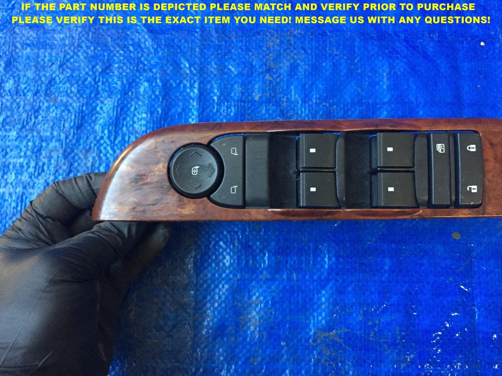 OEM 2007 2008 2009 2010 2011 CHEVROLET TAHOE DRIVER LEFT FRONT WINDOW SWITCH2