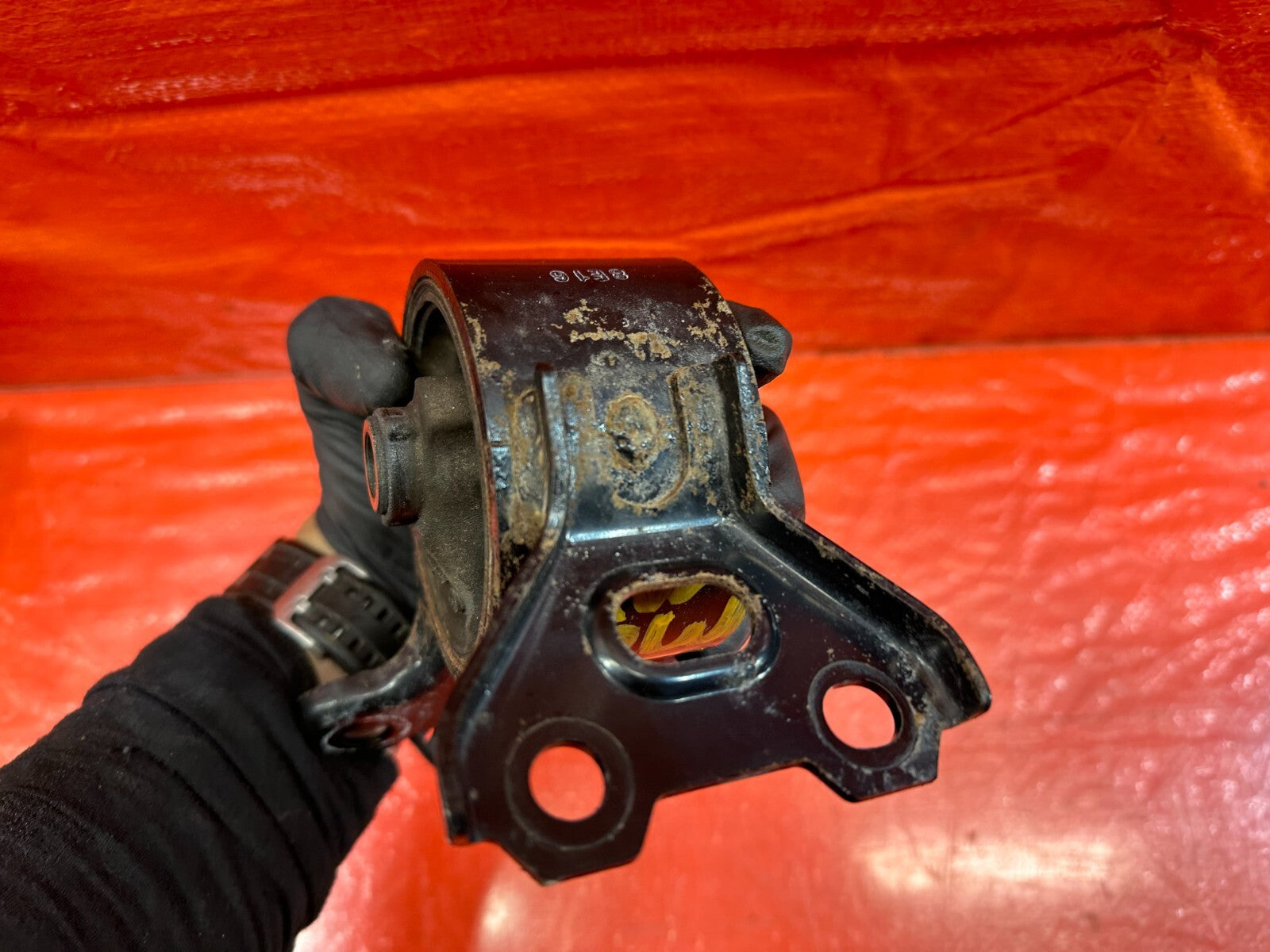08 15 LANCER EVOLUTION X EVO 10 MR   AUTOMATIC   RIGHT FRONT MOTOR MOUNT OEM 2178