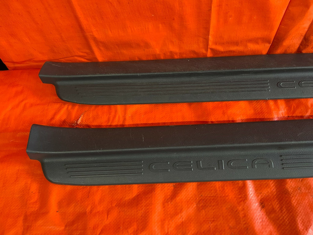 00 05 TOYOTA CELICA   DOOR SILL SCUFF PLATE FLOOR PILLAR SET LEFT RIGHT   OEM4