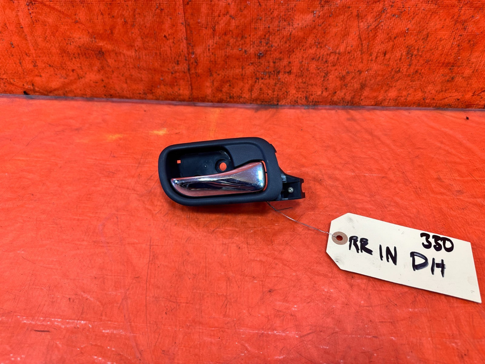 04 08 ACURA TSX RIGHT PASS REAR INTERIOR INSIDE DOOR HANDLE OEM #3300