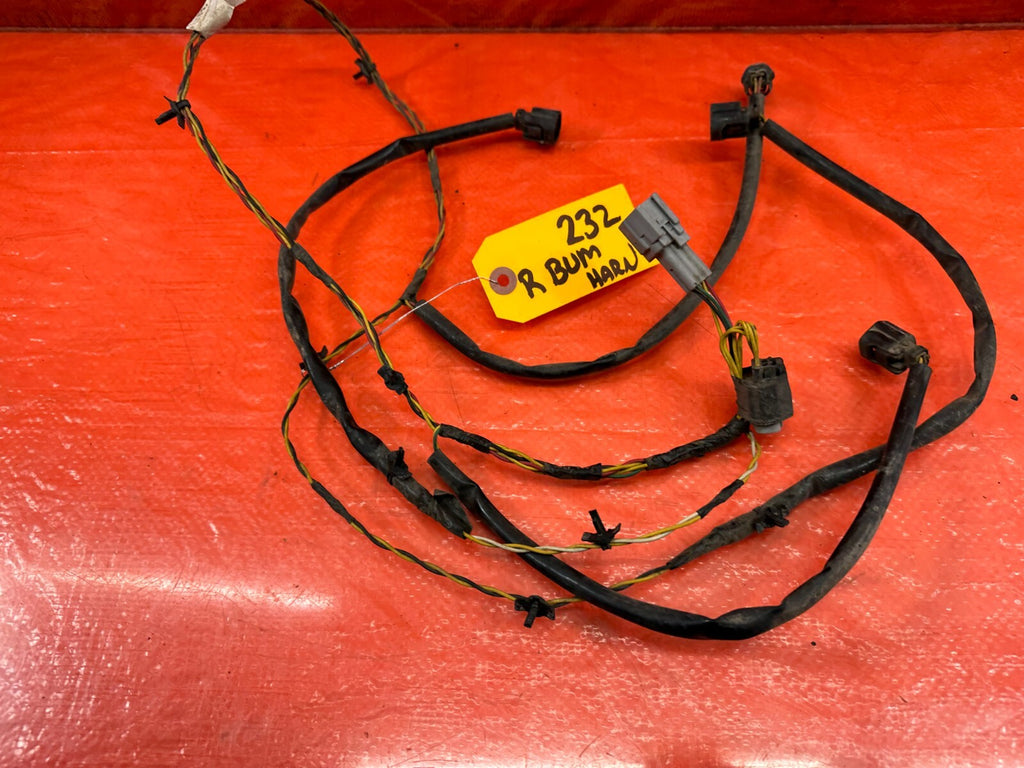 2010 10 INFINITI G37 CONVERTIBLE   REAR BUMPER WIRE HARNESS ( W/ SENSOR MODEL)3