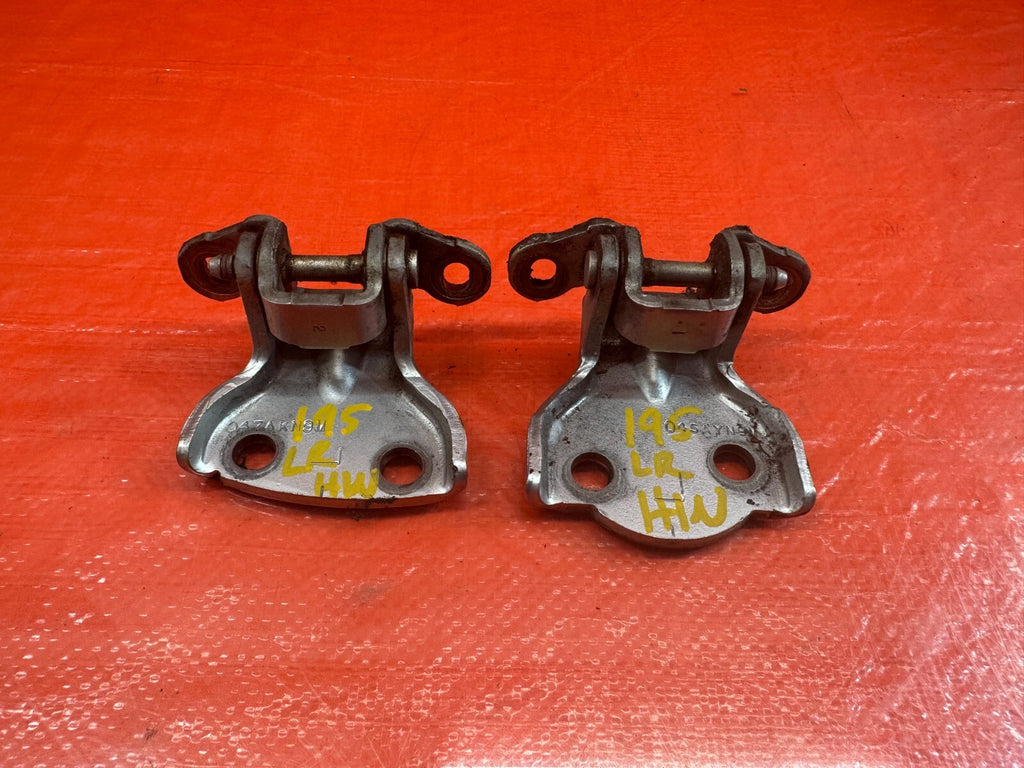 92 00 HONDA CIVIC SEDAN   DRIVER LEFT REAR   DOOR HINGE SET UPPER LOWER OEM #1954