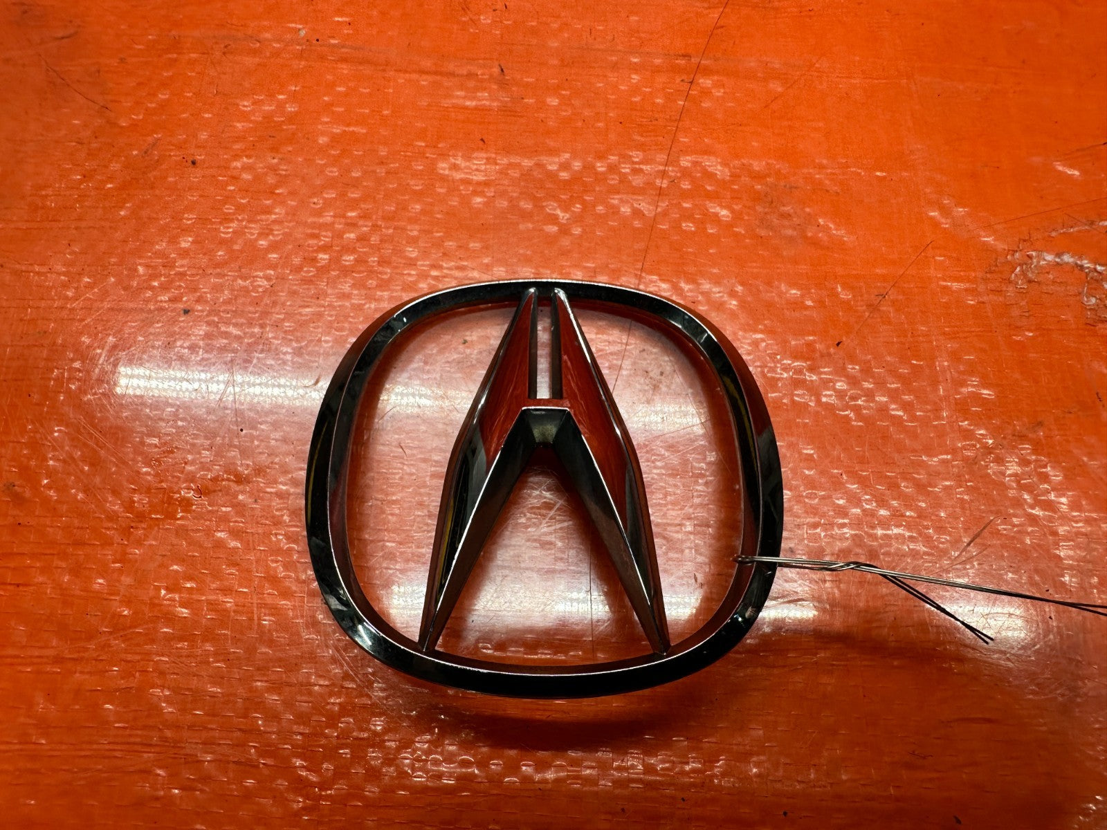 04 08 ACURA TSX 2.4L REAR TRUNK LID EMBLEM BADGE SET OEM #3305