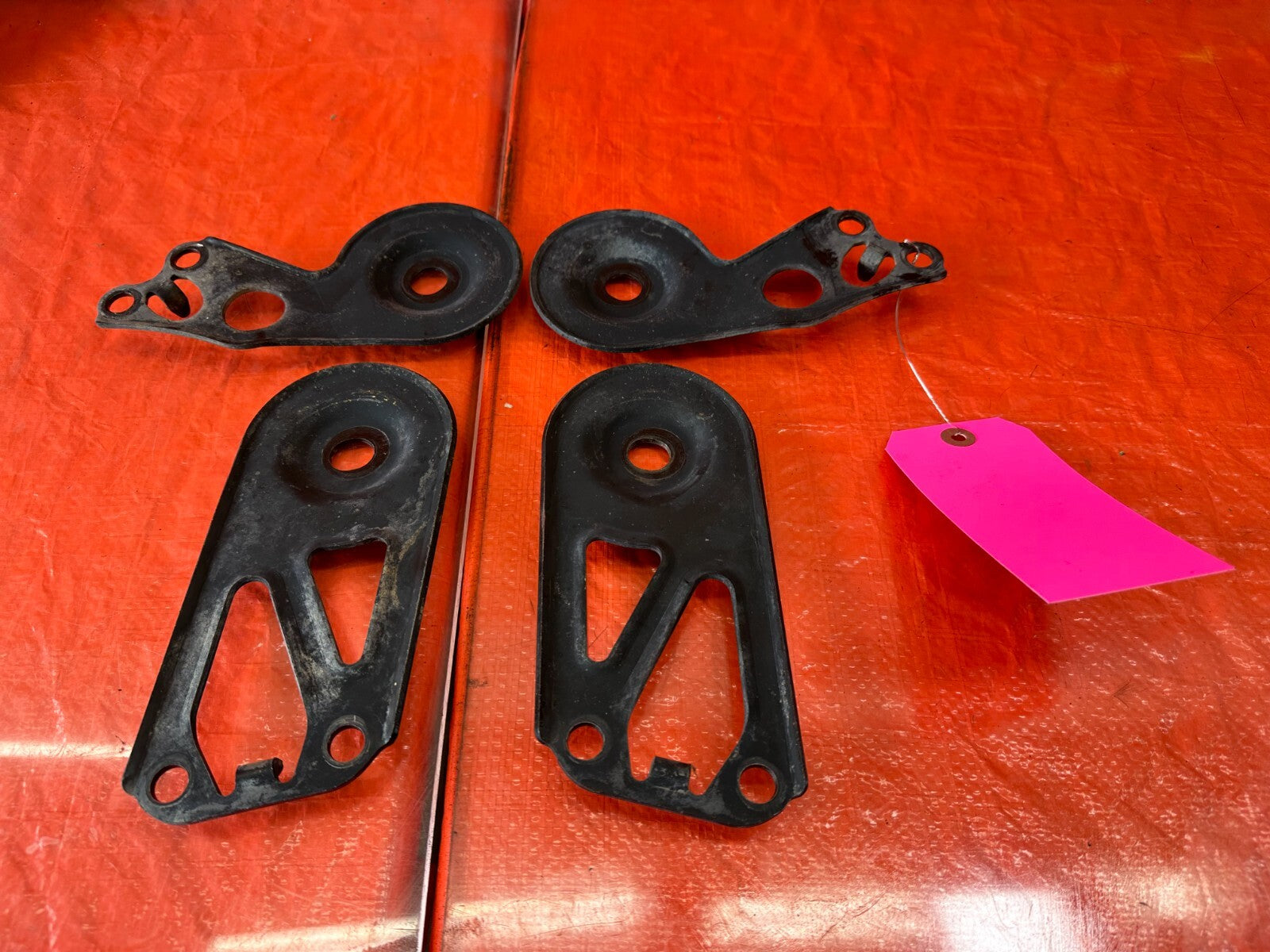 04 08 ACURA TL REAR SUB FRAME CROSSMEMBER MOUNTING BRACKET BRACE SET   OEM #2337