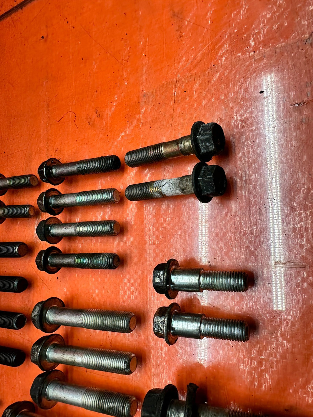 04 08 ACURA TSX 2.4L TRANSMISSION & MIDSHAFT MOUNTING BOLTS OEM #33010