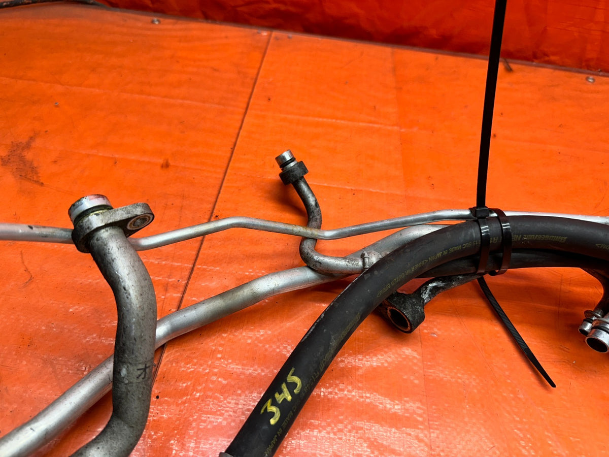 14-15 INFINITI Q50 3.7L AWD A/C AIR CONDITIONING REFRIGERANT HOSES LINES SET #349