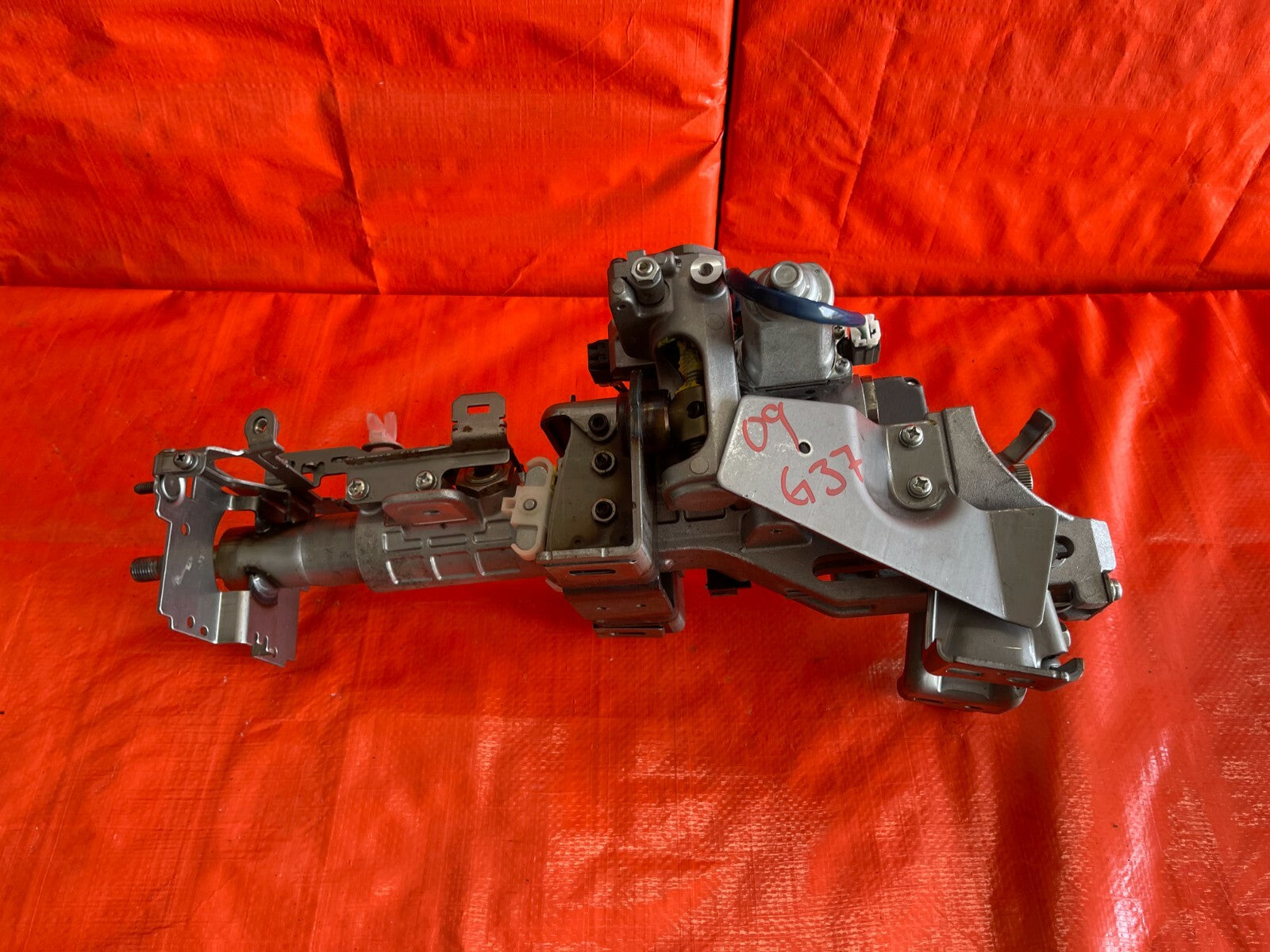 2009 INFINITI G37 SPORT S 2D COUPE STEERING COLUMN W/ ALL MOTORS & MODULES OEM5