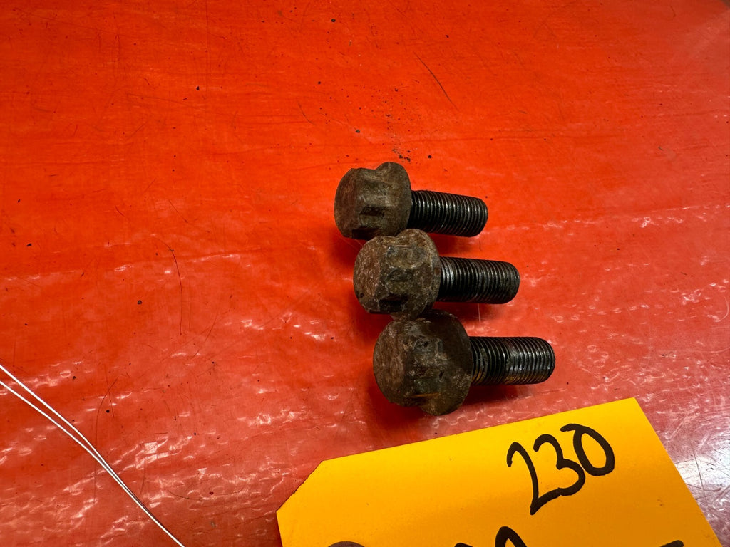 02 05 HONDA CIVIC SI EP3 HATCHBACK LOWER CONTROL ARM BOLTS   SET OF 3   OEM #2302