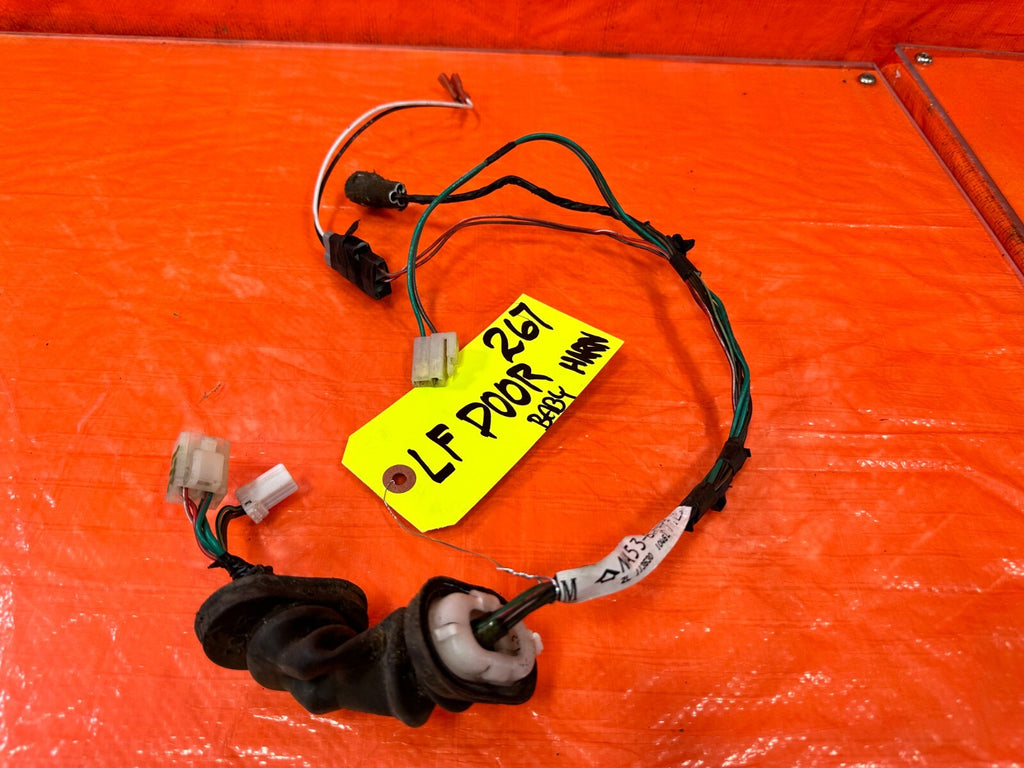 1993 93 MAZDA MX 5 MIATA DRIVER LEFT FRONT DOOR WIRING HARNESS WIRE LOOM OEM 2670
