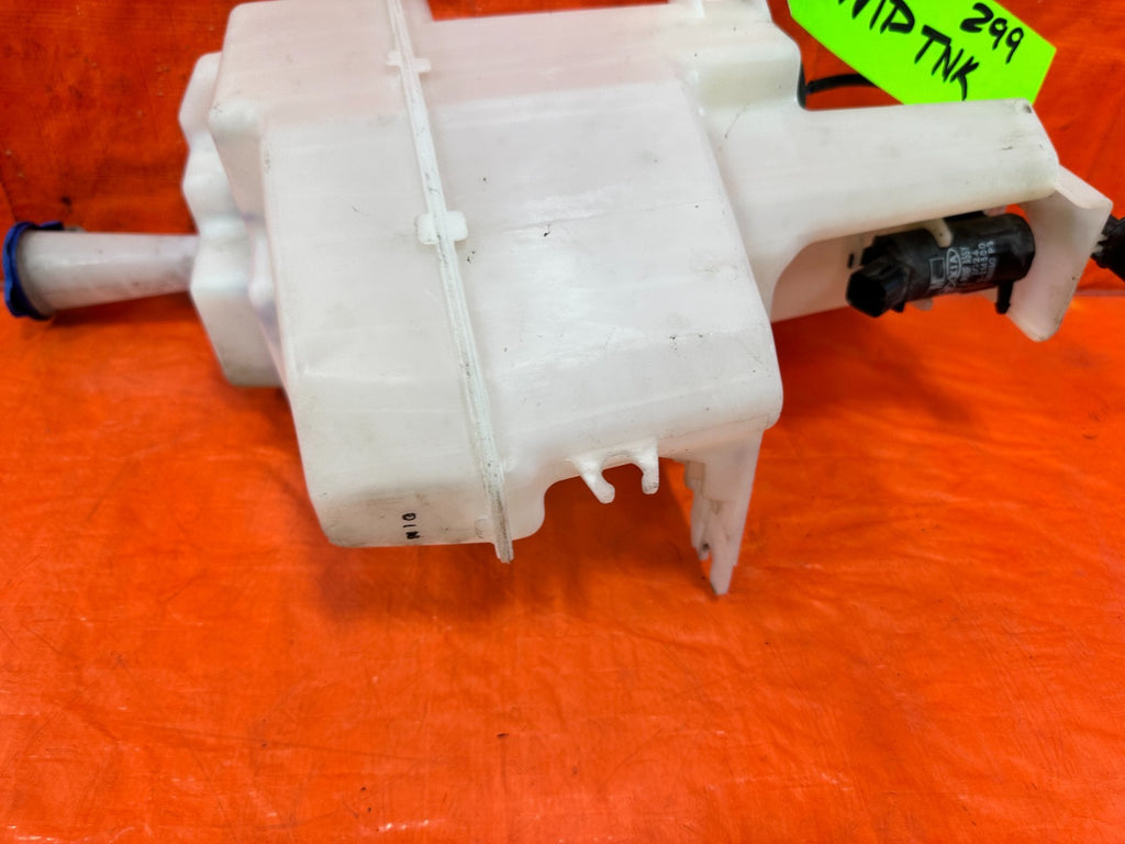 13 16 HYUNDAI GENESIS COUPE WINDSHIELD WIPER FLUID RESERVOIR TANK W/ MOTORS #2992