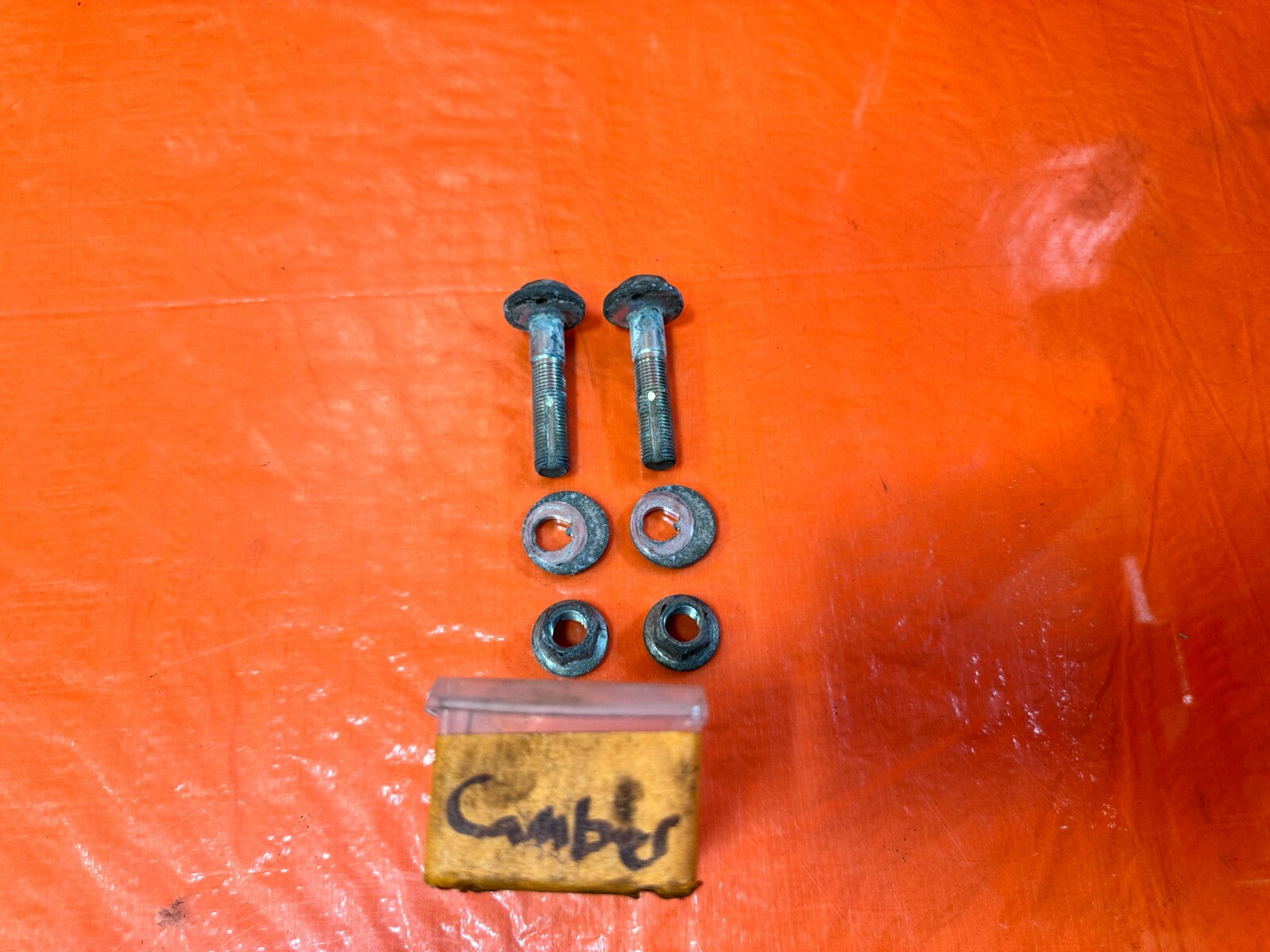 13 20 SUBARU BRZ   REAR CASTER CAMBER ADJUSTMENT BOLTS   OEM #2920