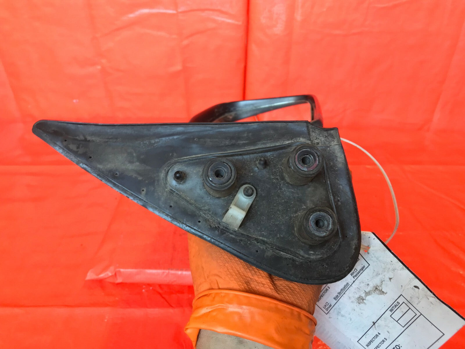 OEM 2003 2004 TOYOTA TACOMA PASSENGER RIGHT SIDE VIEW MIRROR   NON POWER BLACK4