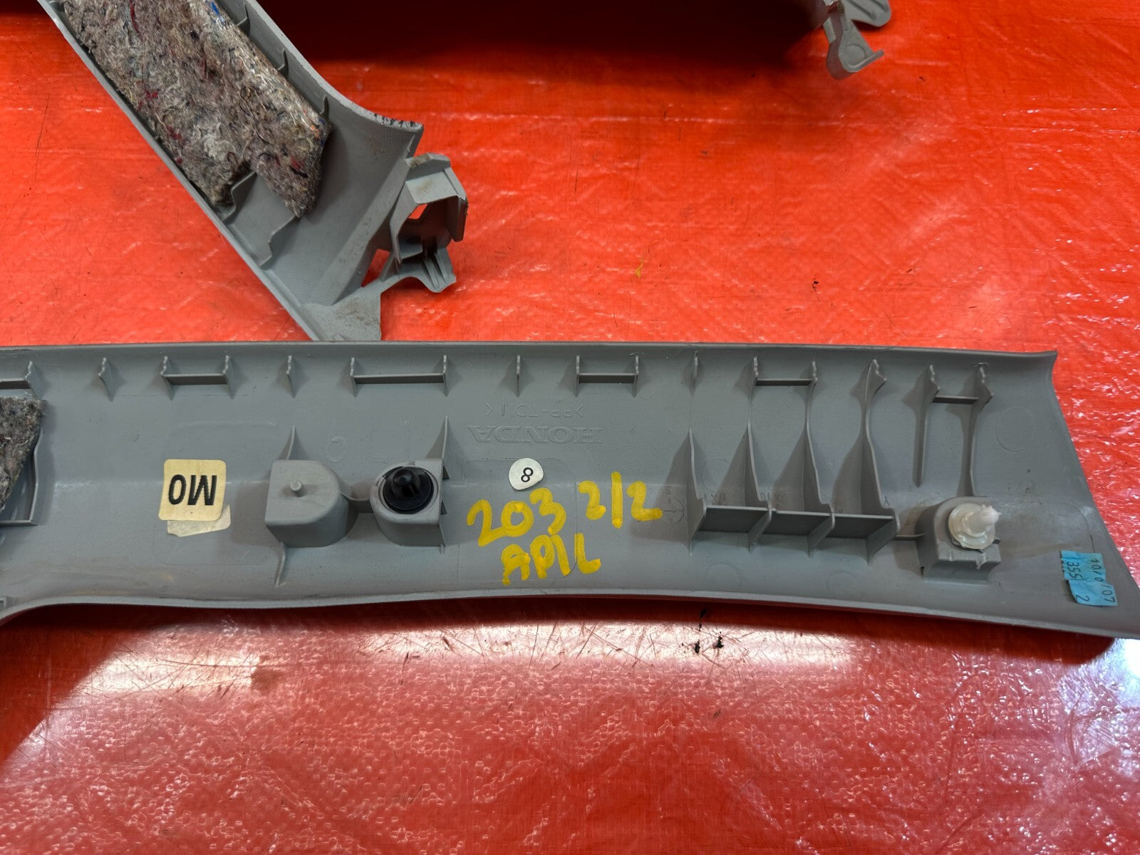 07 08 HONDA CIVIC SI SEDAN MODEL ONLY   A PILLAR SET LEFT RIGHT PILLARS OEM #20314