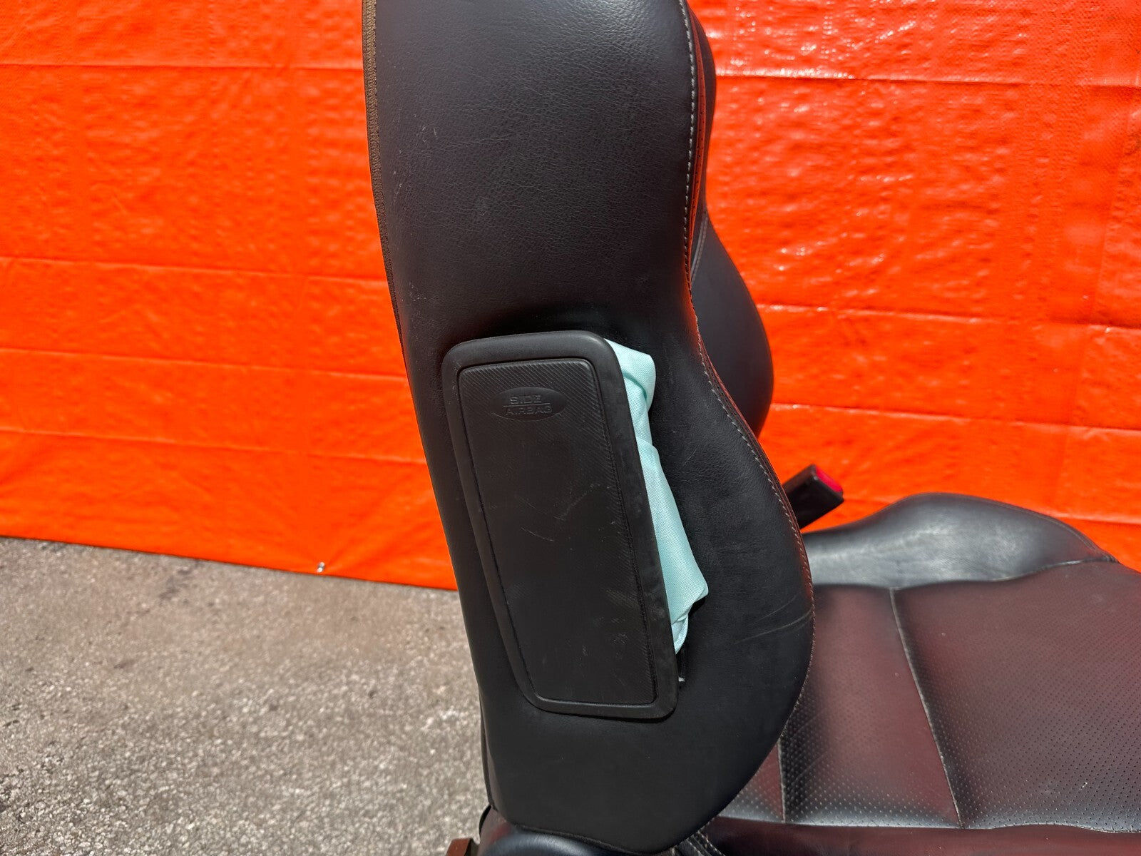05 06 ACURA RSX   PASSENGER RIGHT   BLACK LEATHER SEAT   OEM FACTORY OE #298