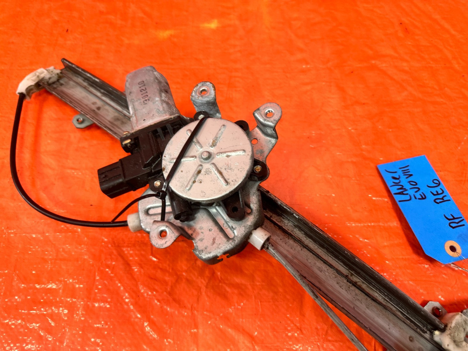 03 05 LANCER EVOLUTION EVO VIII IX 8 9   RIGHT FRONT WINDOW REGULATOR OEM EV85