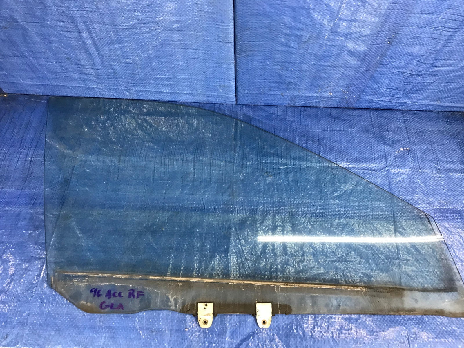 OEM 1996 HONDA ACCORD EX SEDAN 4D   PASSENGER RIGHT REAR GLASS WINDOW0