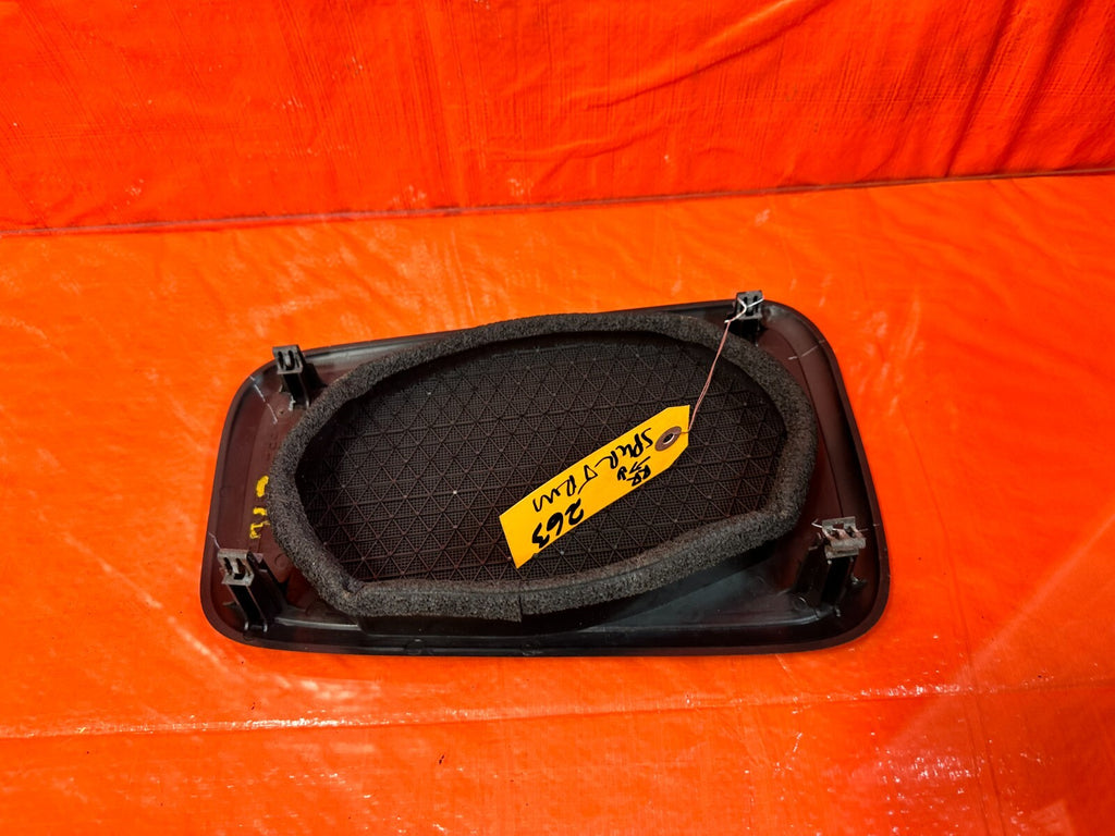 97 01 HONDA PRELUDE   PASSENGER RIGHT REAR SPEAKER TRIM   OEM FACTORY #2634