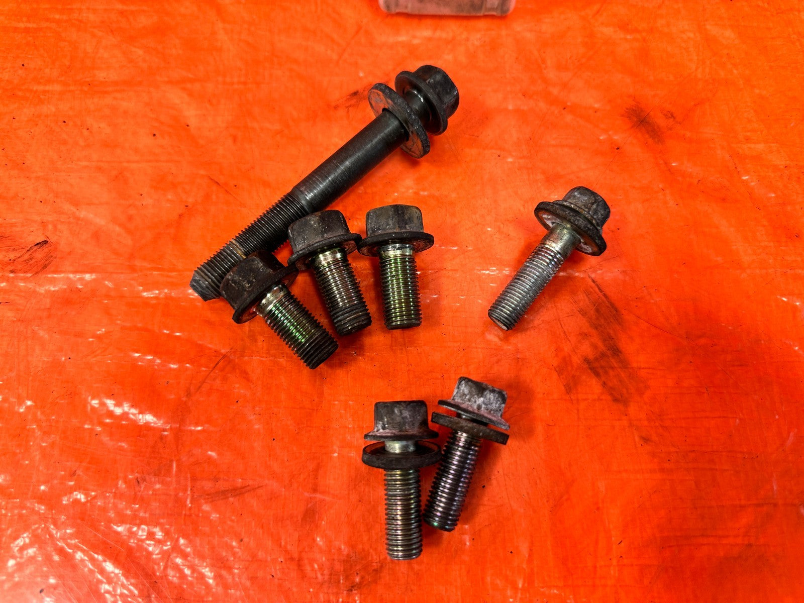 97 01 HONDA PRELUDE   FRONT MOTOR MOUNT BOLTS HARDWARE   OEM FACTORY #3231