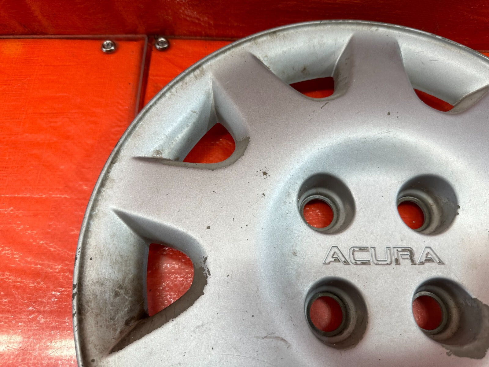 94 01 ACURA INTEGRA   9 SPOKE HUB CAP PLASTIC WHEEL COVER TRIM OEM FACTORY OE 17