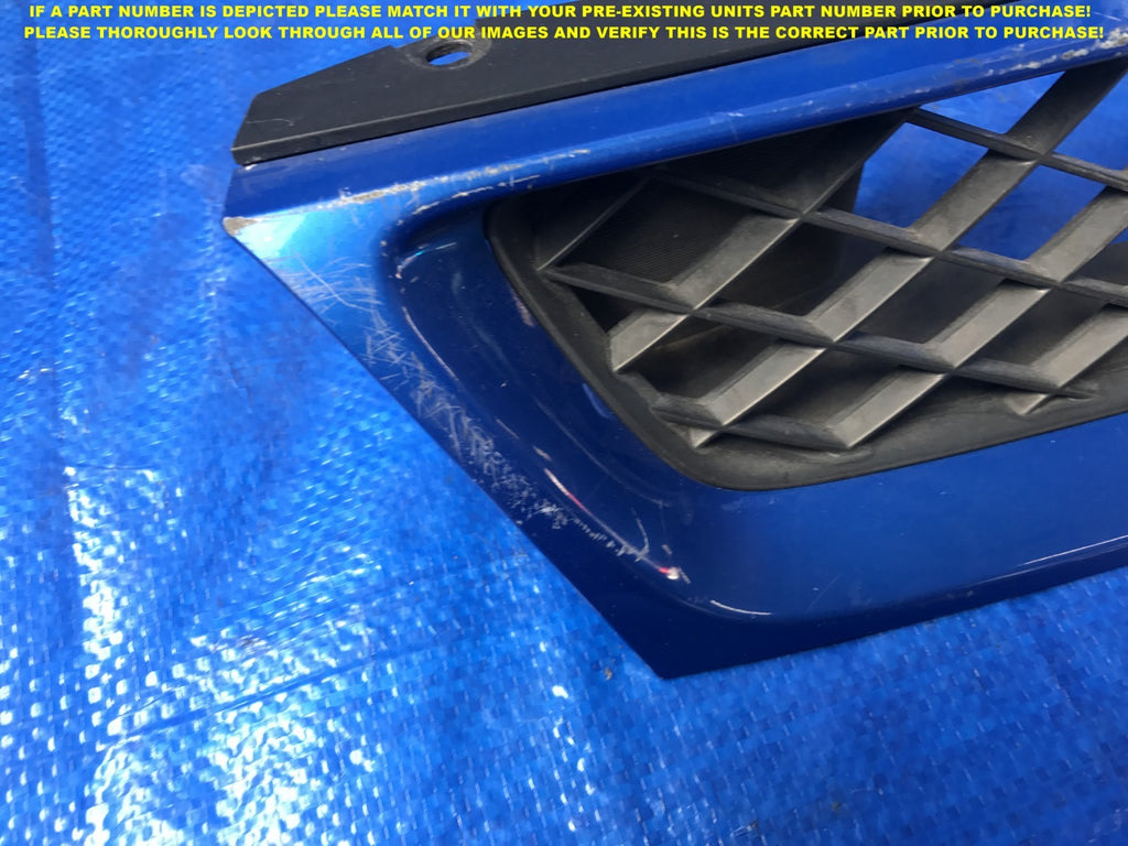 OEM 2006 2007 06 07   SUBARU WRX STI   PASSENGER RIGHT   GRILLE   BLUE COLOR3