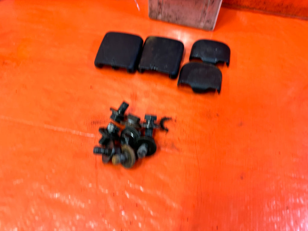 97 01 HONDA PRELUDE   FRONT SEAT BOLTS HARDWARE W/ COVERS   OEM #3238