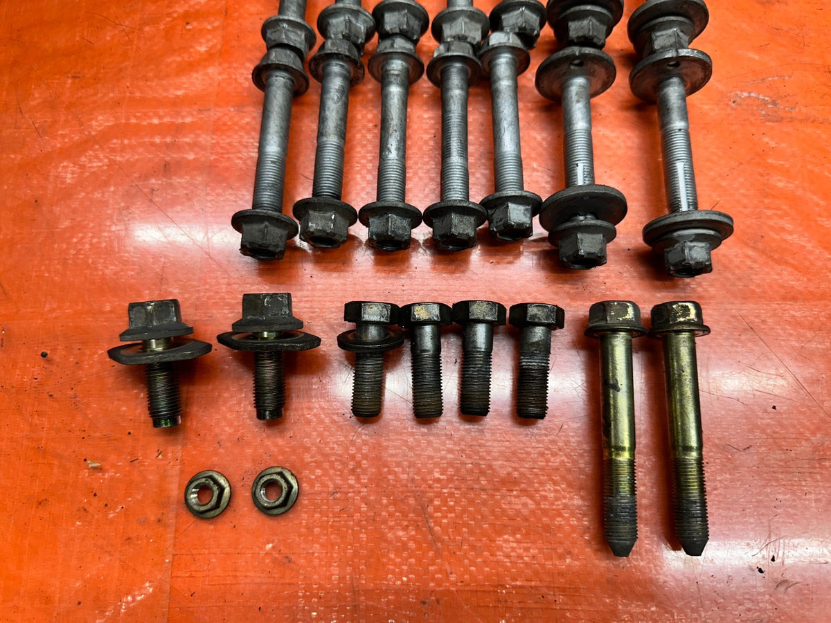 03-08 NISSAN 350Z 3.5L VQ35DE REAR TRAILING ARM MOUNT BOLTS HARDWARE OEM #3467
