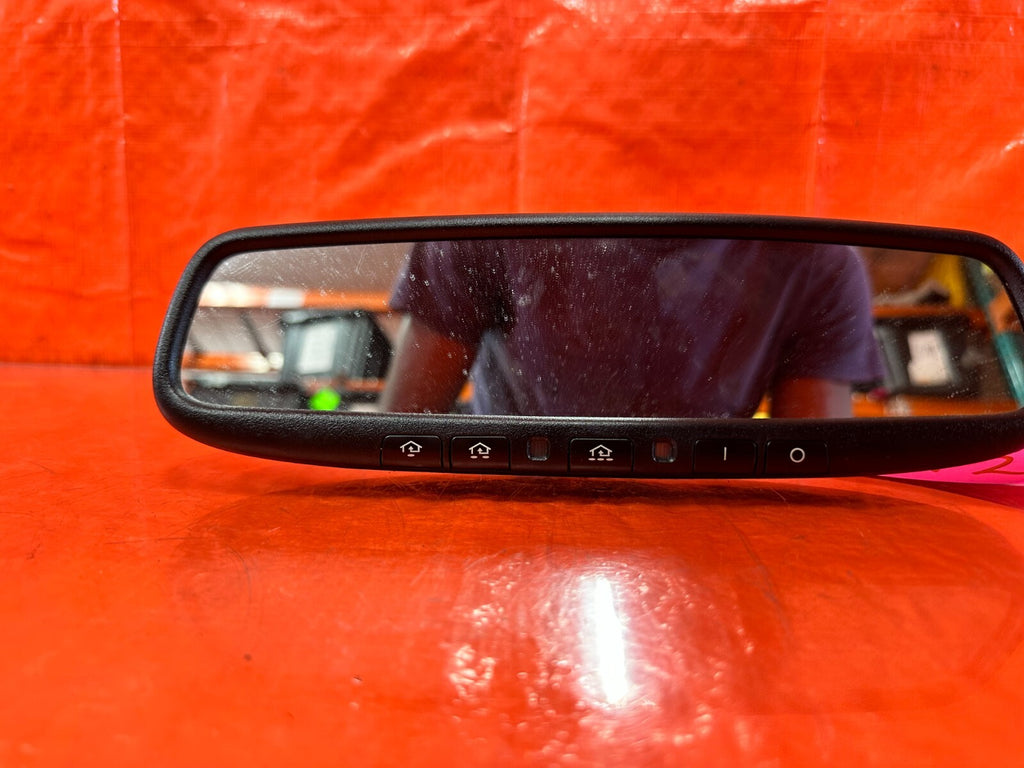 09 15 INFINITI G37 CONVERTIBLE REAR VIEW MIRROR W/ HOMELINK AND AUTO DIM OEM 2781