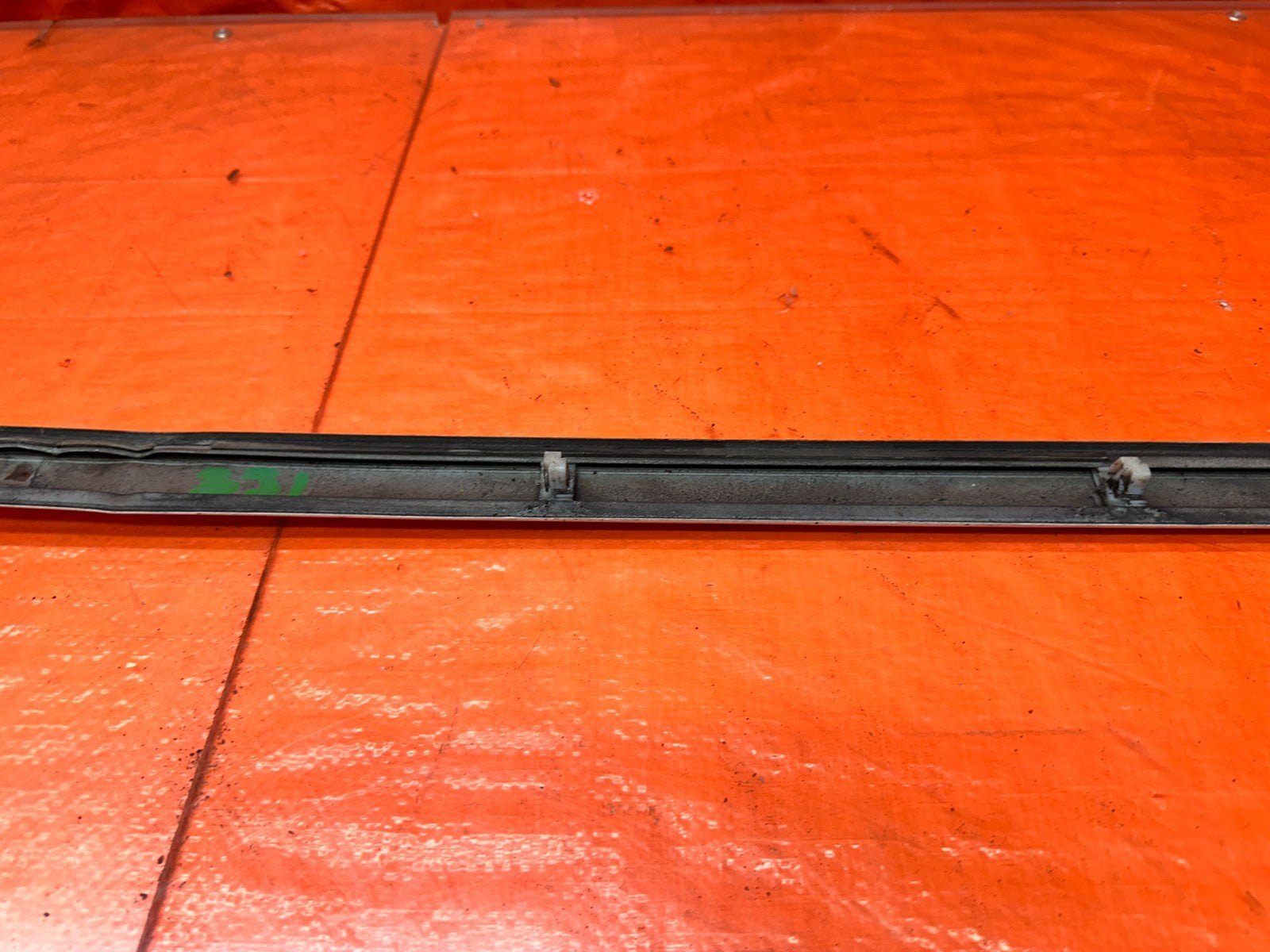 94 01 ACURA INTEGRA 2D RIGHT PASSENGER EXTERIOR DOOR MOLDING TRIM OEM #3316