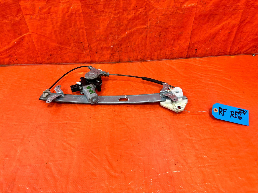 04 08 ACURA TSX   PASSENGER RIGHT FRONT   WINDOW REGULATOR W/ MOTOR   OEM #3040