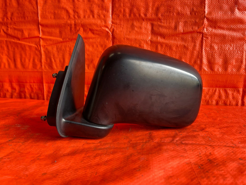 97 01 HONDA CR V   EXTERIOR SIDE VIEW MIRROR   DRIVER LEFT SIDE   BLACK   OEM 760