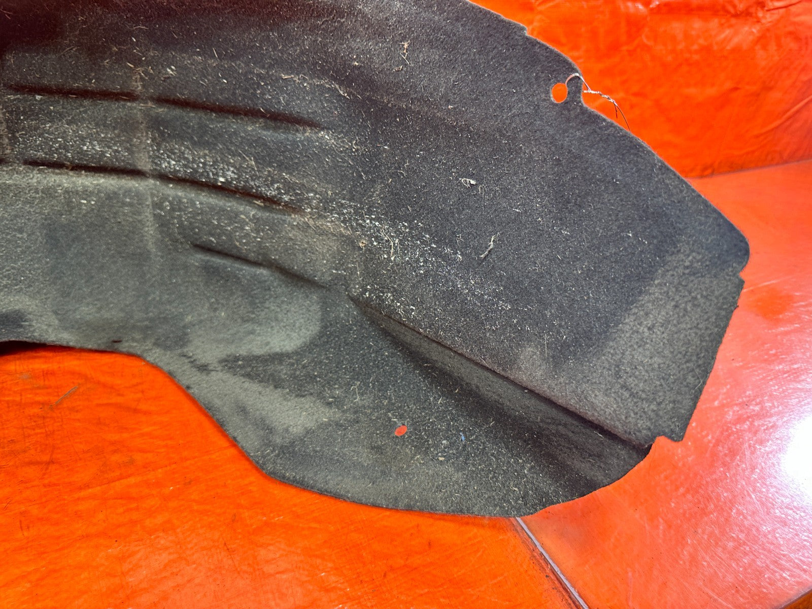 09 15 INFINITI G37 Q60 CONVERTIBLE RIGHT PASS REAR FENDER WHEEL WELL LINER #3293