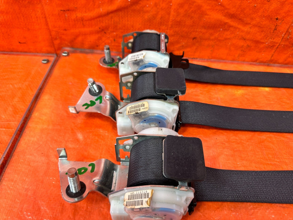 07 11 HONDA CIVIC SI SEDAN REAR SEAT SAFETY BELT SET   LEFT RIGHT BELTS OEM #3072