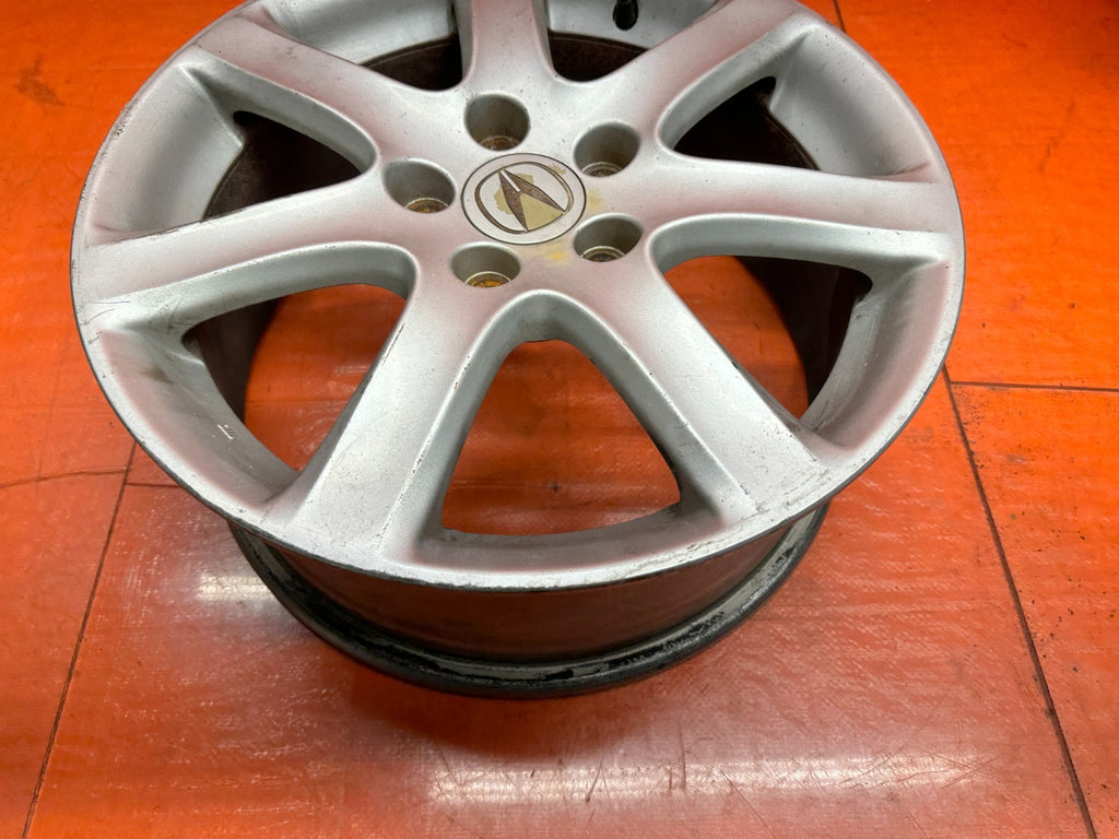04 08 ACURA TSX 2.4L 17 INCH 7 SPOKE ALLOY WHEEL RIM 17x7 5x114.3 OEM FACTORY  24