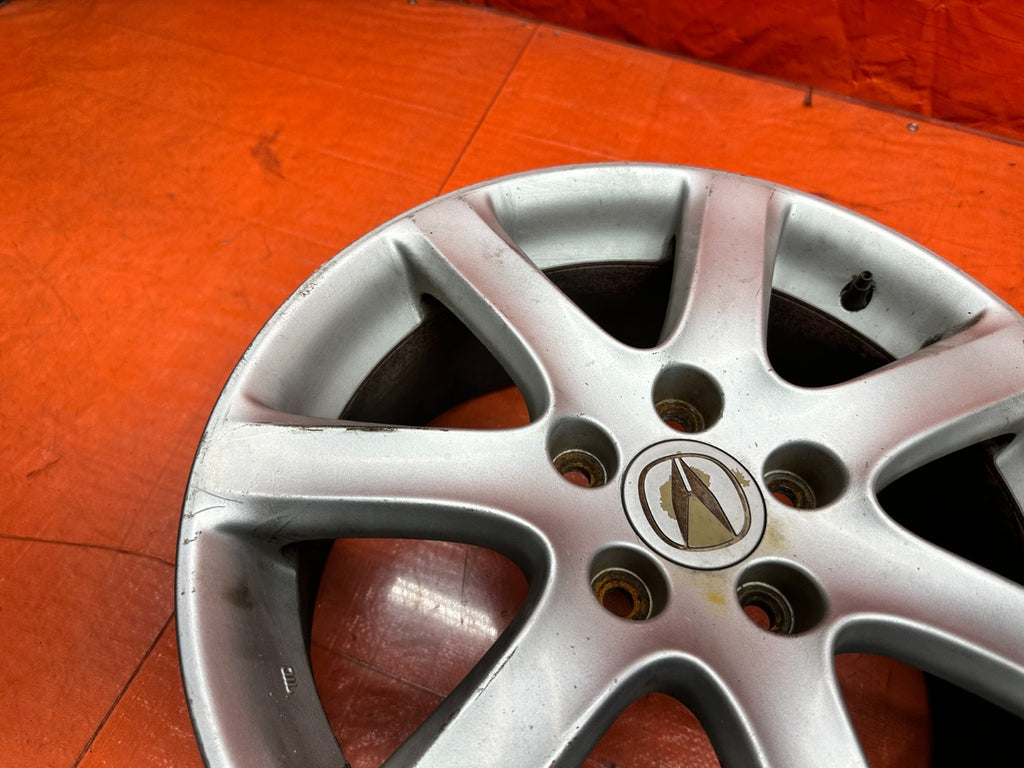 04 08 ACURA TSX 2.4L 17 INCH 7 SPOKE ALLOY WHEEL RIM 17x7 5x114.3 OEM FACTORY  210