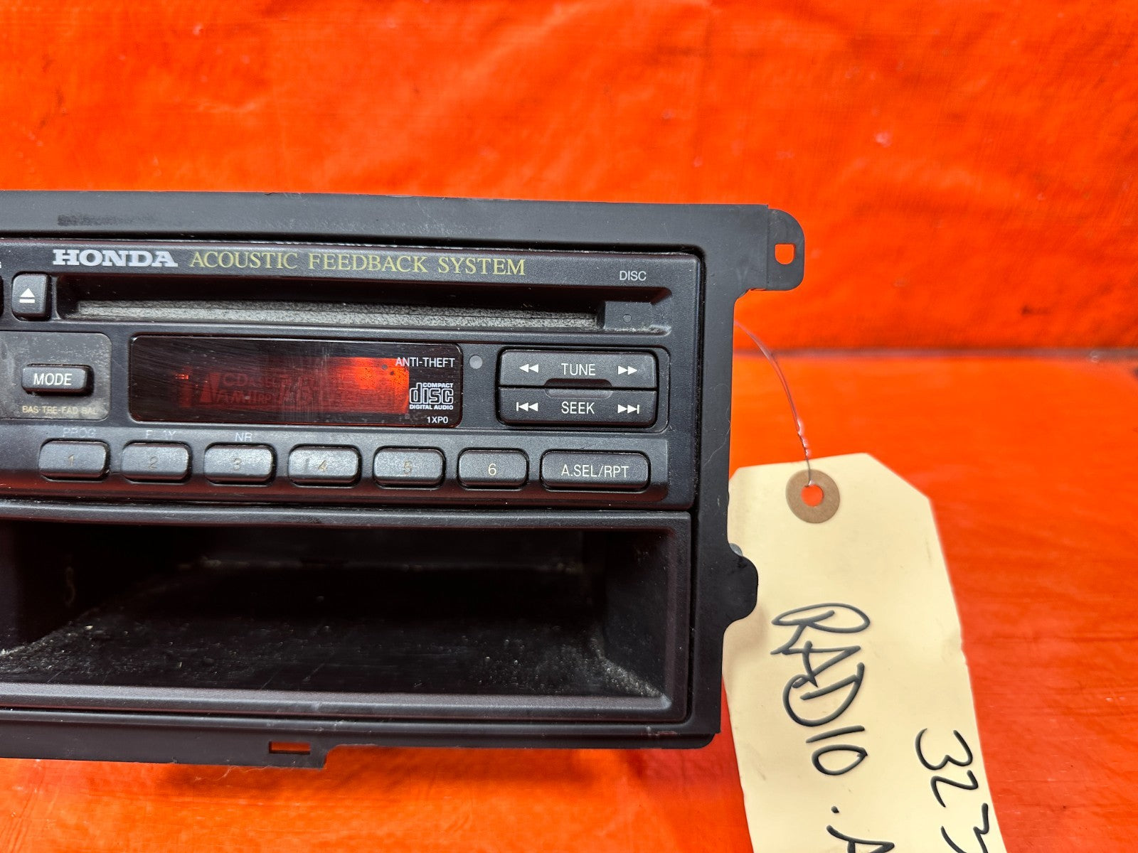 97 01 HONDA PRELUDE   AM FM RADIO STEREO CD PLAYER   OEM FACTORY #3232