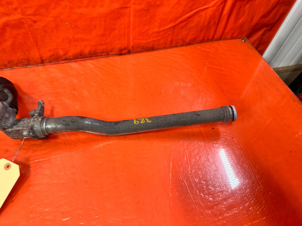08 15 INFINITI G37 Q60 3.7L VQ37 REAR ENGINE WATER COOLANT PASSAGE PIPE #32911