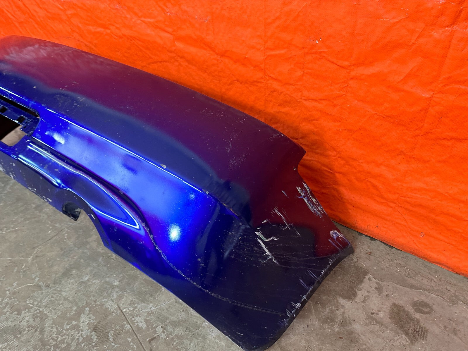 08 15 INFINITI G37 & Q60   2D COUPE   REAR BUMPER COVER   BLUE COLOR   OEM #2077