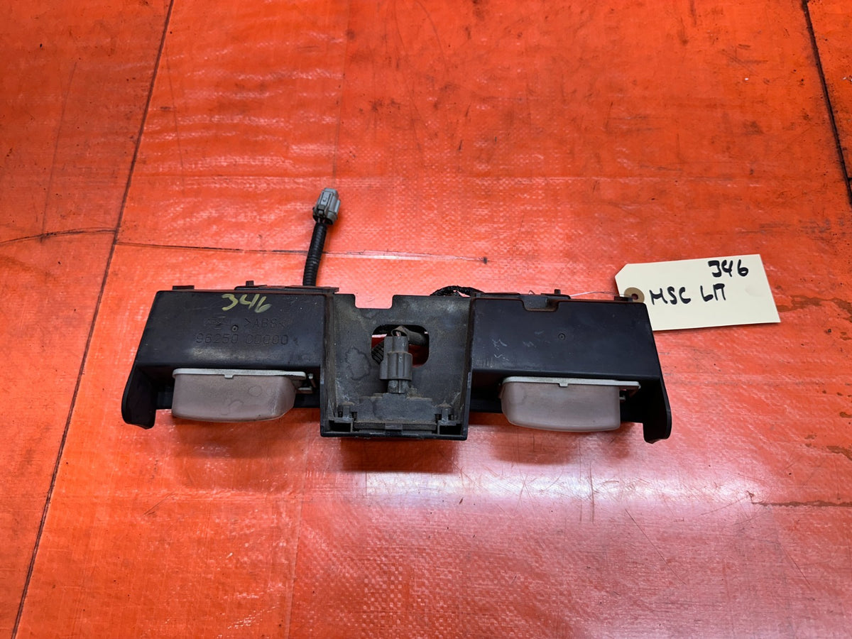 03-08 NISSAN 350Z 2D REAR LICENSE PLATE LIGHT LAMP ASSEMBLY OEM #3460