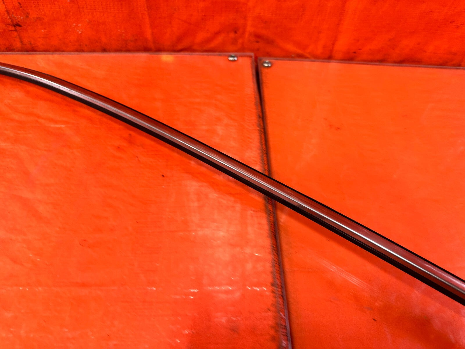 96 00 HONDA CIVIC SEDAN 4D   PASSENGER RIGHT CHROME UPPER WINDOW GLASS TRIM OEM3