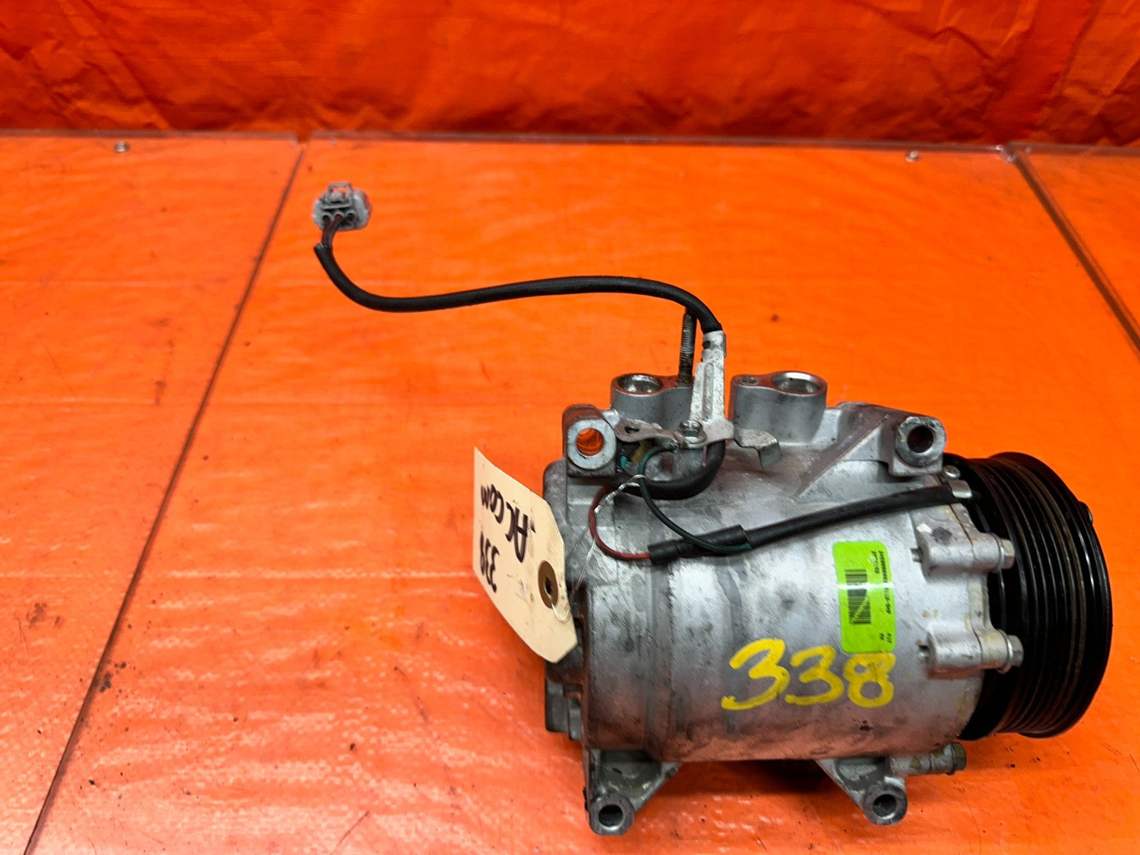 04-05 ACURA TSX 2.4L K24A2 AIR CONDITIONING AC COMPRESSOR PUMP OEM #33810