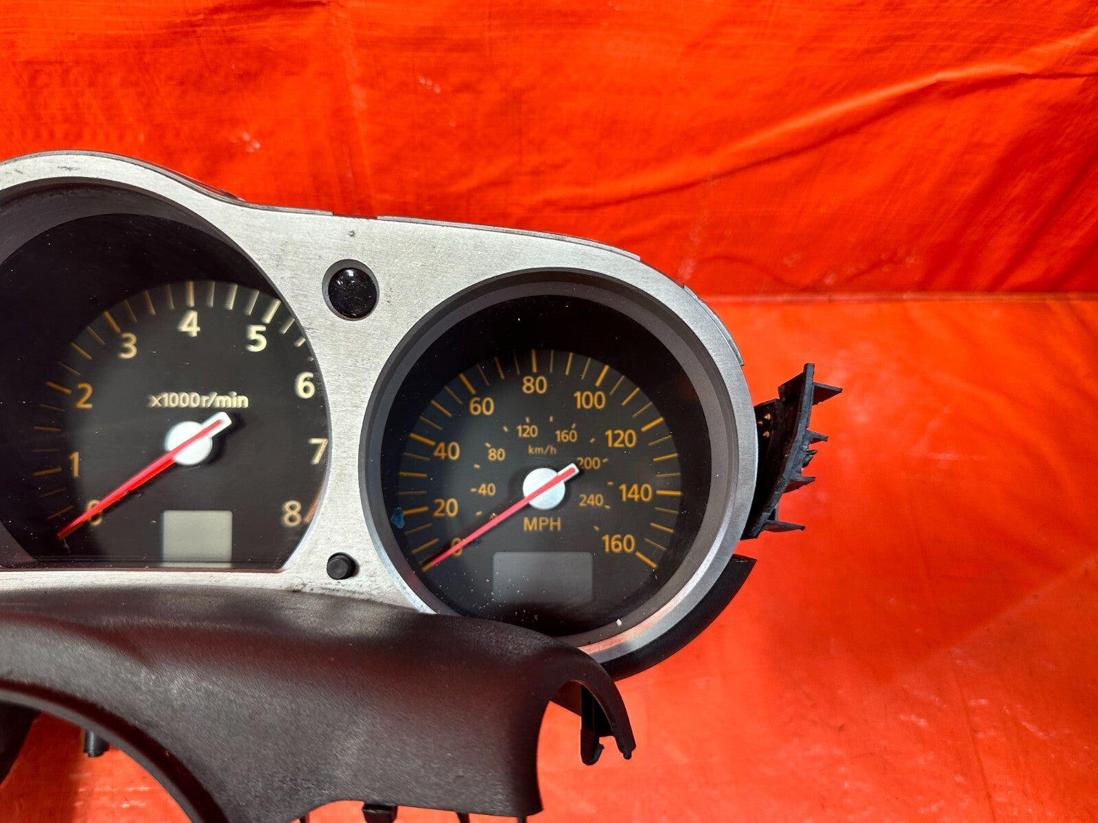 2004 04 NISSAN 350Z   AUTOMATIC INSTRUMENT GAUGE CLUSTER   OEM FACTORY #2625