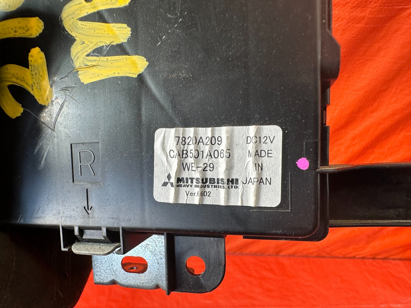 08 13 LANCER EVOLUTION X EVO 10 HVAC AIR CONDITIONING AC CONTROL MODULE OEM #2146