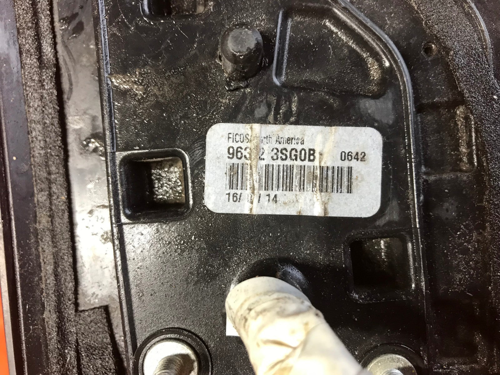 OEM 2014 14 NISSAN SENTRA DRIVER LEFT SIDE VIEW MIRROR   BLACK    96302 3SG0B6