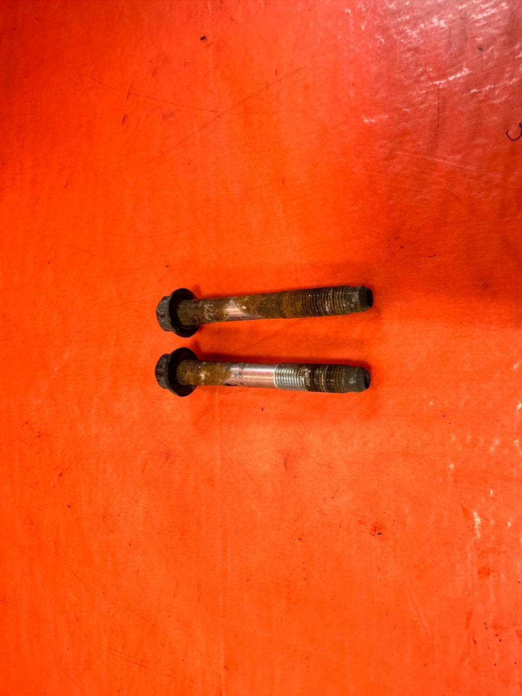 14 20 INFINITI Q50   REAR SHOCK ABSORBER SHOCKS BOLTS HARDWARE   OEM FACTORY 3161