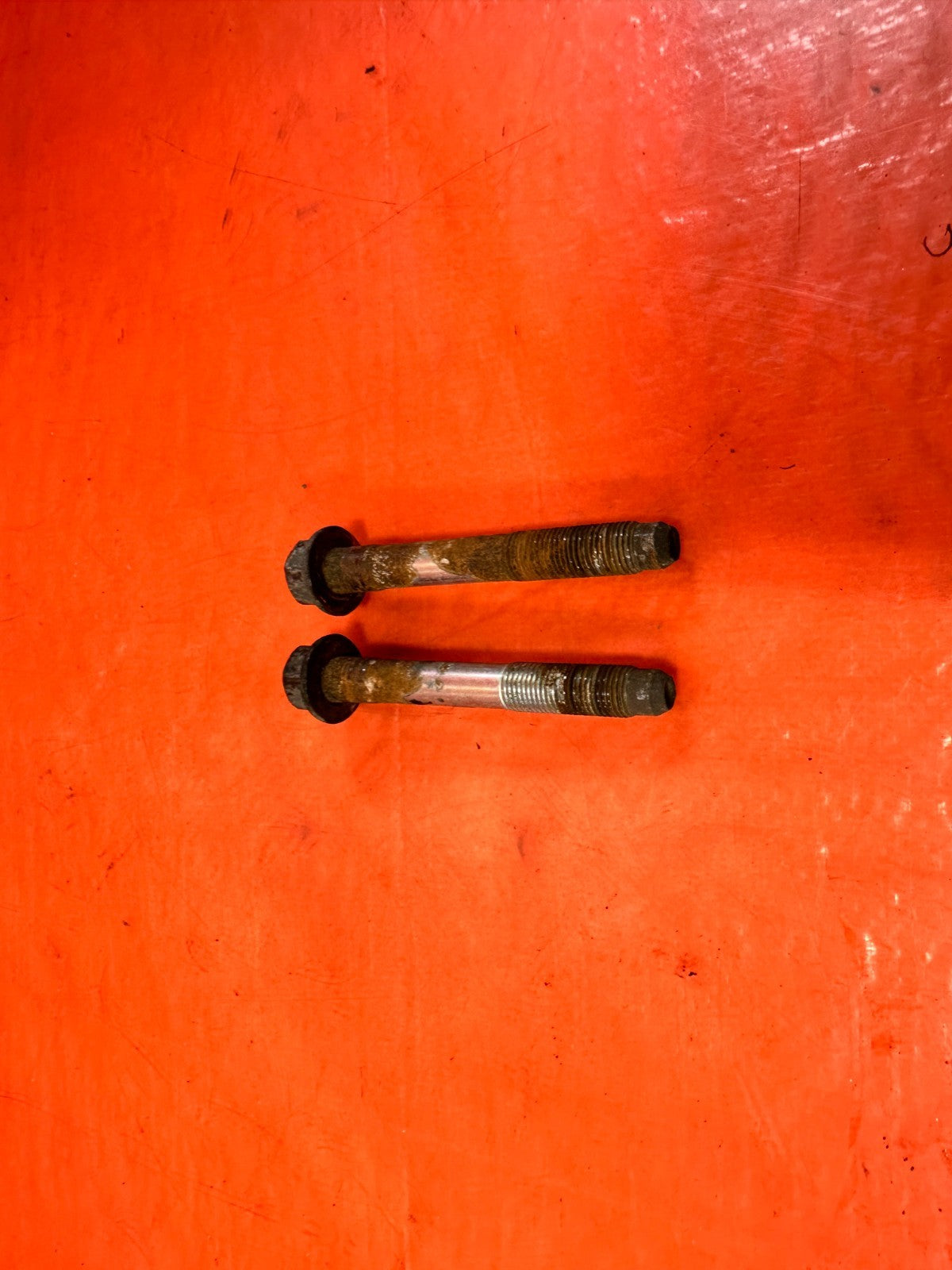 14 20 INFINITI Q50   REAR SHOCK ABSORBER SHOCKS BOLTS HARDWARE   OEM FACTORY 3161